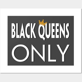 BLACK QUEENS Only Posters and Art